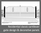 Automatic, Electric Sliding Cantilever Gate